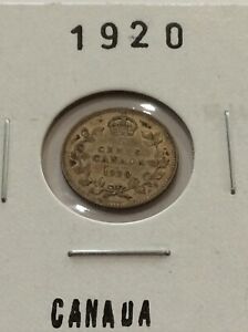1920 canada silver 5 cent