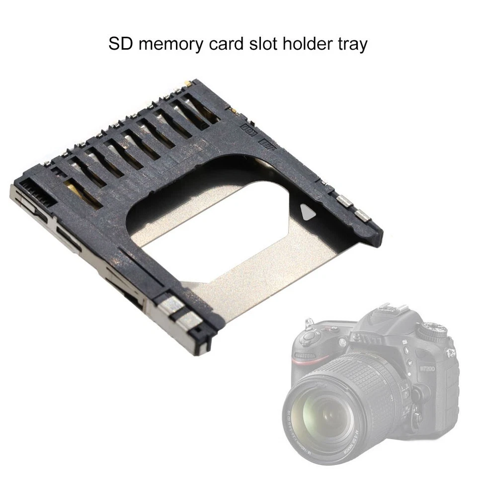 Repuesto de soporte de ranura para tarjeta de memoria SD para 450D 500D 550D 600D 60D 1000D 1100D Foto 1 de 4