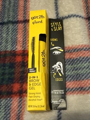 GOT2BE GLUED - 2-IN-1 - BROW & EDGE GEL - .54OZ. - STYLE & SLAY - BROWS & EDGES - Image 1 of 3