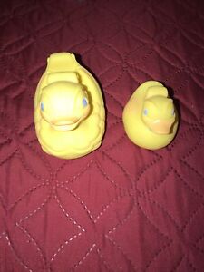 1 Duck Decoset Yellow Rubber Duckies Gender Reveal Baby Shower Party Cake Topper