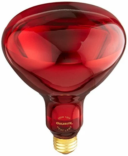 Bulbrite 250BR40HR 250W Heat Lamp BR40 Reflector Light, Red - Image 1 of 1