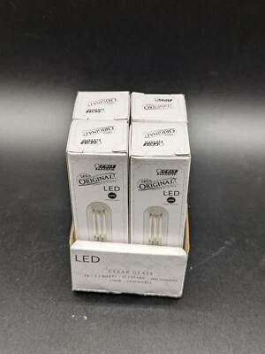 FEIT Electric 3.3 Watt Replaces 40 W Clear T8 Base LED Bulbs Dimmable [4 Pack] - Image 1 of 3