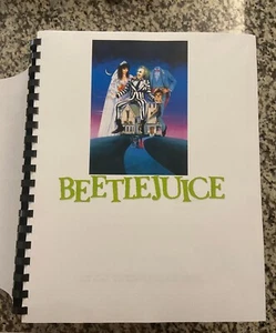 Beetlejuice Horror Film Drehbuch Nachdruck Volles Drehbuch Drehbuch - Bild 1 von 3