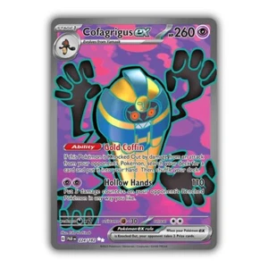 Pokémon TCG Cofagrigus EX Paradox Rift 224/182 Holo Ultra Rare Near Mint - Picture 1 of 1