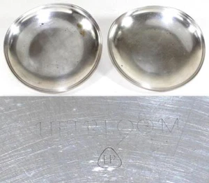 Set of 2 Oneida Heirloom EP Silverplate Silversmiths Plate Dish ~ 5.75" - Picture 1 of 5