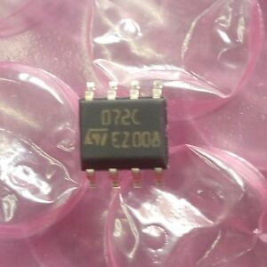 TL072CD, LOW NOISE J-FET DUAL OPERATIONAL AMPLIFIERS, SO8, SMD
