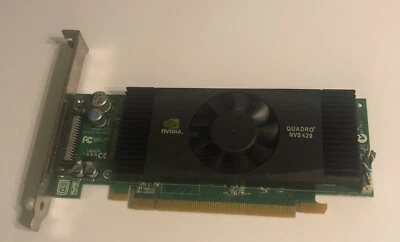 NVIDIA Quadro NVS 420 VHDCI DVI X4 Monitors Full Height Video Card Windows 10 - Image 1 of 4