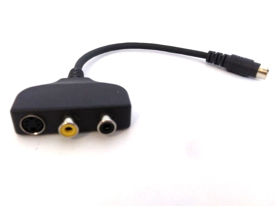 Cable Dell DS/N CN-044CTV-48404-38H-3331 VIDEO A RCA negro sin manual NUEVO abierto Foto 1 de 4