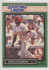 1989 Starting Lineup Cards Vince Coleman