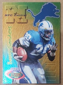 🔥1996 Playoff Illusions Barry Sanders #70 Detroit Lions HOF - Imagen 1 de 3