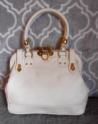 Zac Posen 美丽白色皮革 AURORA 钱包 - 精致罕见 - 意大利制造 — 第 1/4 张图片