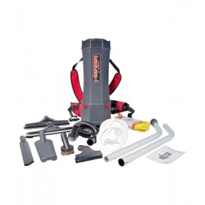 Mochila comercial "perfecta" con aspiradora de control remoto encendido y apagado 4 cuartos, HEPA Foto 1 de 4