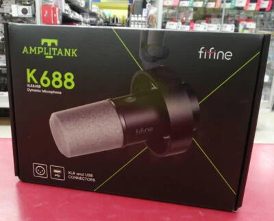 Fifine Amplitank K688 Studio Podcast Microphone DXLR/USB from Japan - Image 1 of 4
