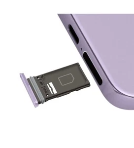 Tiroir carte SIM Samasung Galaxy S21 FE violet d origine samsung service pack - Photo 1 sur 1