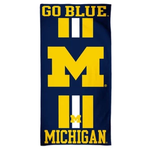 Michigan Wolverines Towel 30x60 Beach Style - Picture 1 of 1