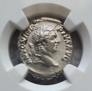 Roman Empire 198-217 AD Denarius Silver NGC Choice VF - Picture 1 of 7