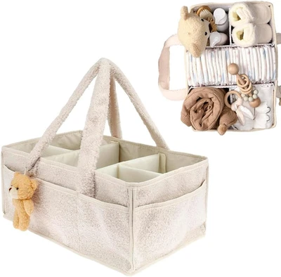 Borsa Porta Pannolini Organizer, Organizer per Pannolini per Bambini Con Scompar - Immagine 1 di 4