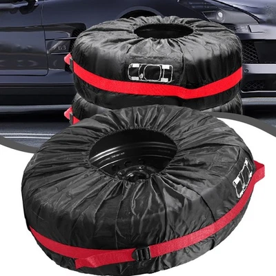 Adjustable Car Spare Tire Storage Bag with Handle Keep Your Spare Tire Clean - Image 1 of 4