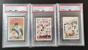 1975 Nst/Mr Nagashima Shigeo Oh Sadaharu Baseball Card Set Of 3 Psa - Picture 1 of 5