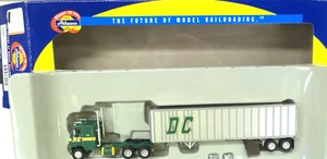 RTR Athearn HO=1/87 Freightliner COE Tractor/Trailer SEMI RIG, DC Trucking BUILT - Picture 1 of 17