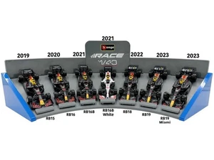 MAX VERSTAPPEN Set 7 Modelli RED BULL RACING Formula 1 F1 1/43 DieCast Bburago - Imagen 1 de 4