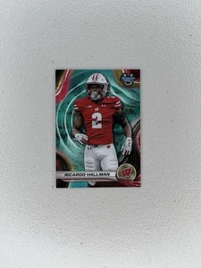 2024 Bowman's Best University - Ricardo Hallman #16 Aqua Refractor /225 (RC) - Bild 1 von 3