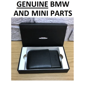 GENUINE MINI JCW Wallet, Leather Card Holder. Black. BNWT. GIFT, PRESENT.  31A1 - Picture 1 of 6