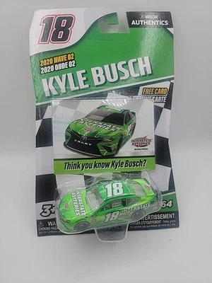 Kyle Busch #18 Interstate Batteries 1/64 Diecast Nascar Authentics 2020 Wave 2 - Image 1 of 2