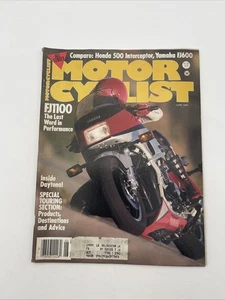 1984 June Motorcyclist Motorcycle Magazine / Yamaha FJ1100, Honda VF500F - Picture 1 of 5
