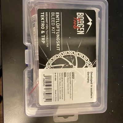 Kit de purga Borgen Tools adecuado para bicicleta Tektro y TRP nuevo sellado Foto 1 de 4