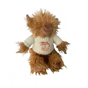 Paterson Golf Highland Cow Soft Toy - Navy Jumper - Picture 1 of 1