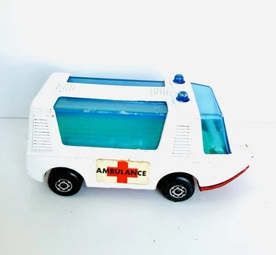1971 Matchbox Lesney Superfast #45 Stretcha Fetcha Ambulance Red Base Car - Image 1 of 4