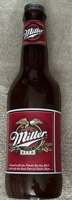 Vintage 1990’s 24 Inch Inflatable Miller Beer Blow Up Bottle Large Milwaukee, Wi - Image 1 of 4