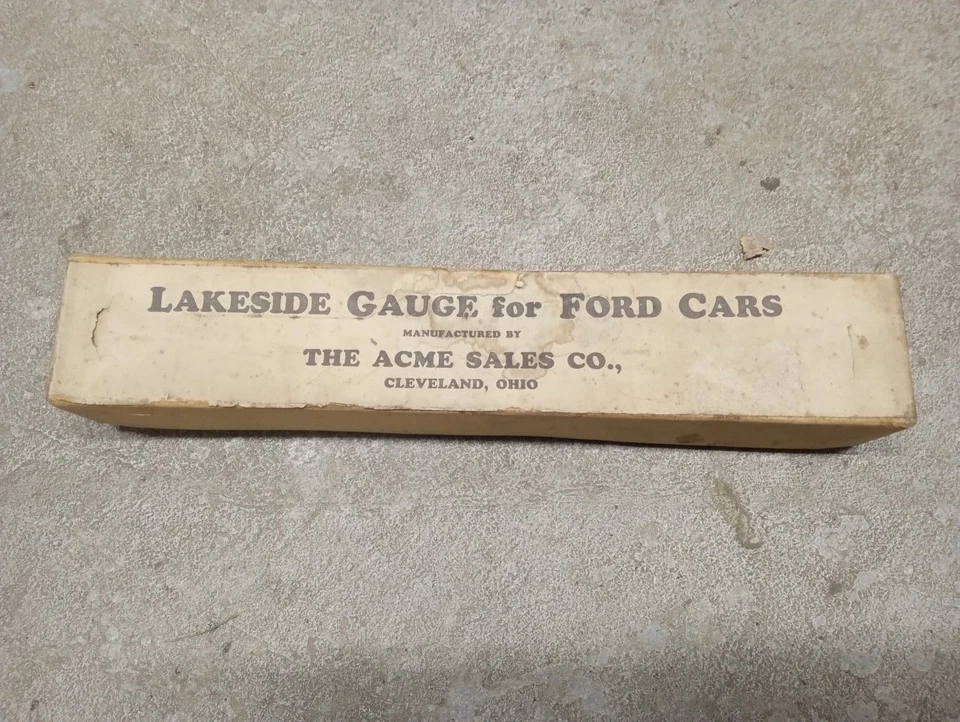 Medidor de gasolina Ford Modelo T Lakeside 1926 1927 mejorado nivel de combustible para automóvil nuevo de Lote Antiguo Foto 1 de 4