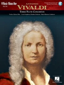 Vivaldi Flute Concerto D Major RV429 RV435 RV440 Music Minus One Book & Audio - Picture 1 of 1
