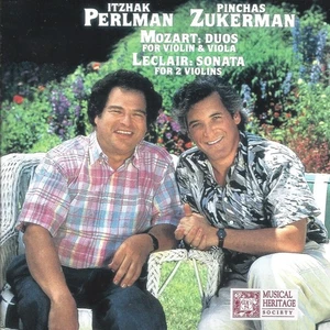 Mozart: Duos-Violin & Viola; Leclair: Sonata-2 Violins by Perlman/Zukerman (Cd) - Picture 1 of 2