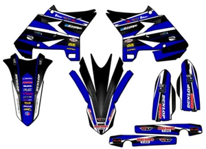 2008-2014 fits UFO RESTYLE YZ 250 2-STROKE VIGOR Blue Senge Graphics Kit - Picture 1 of 10