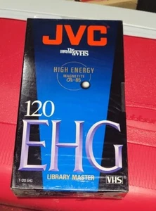 JVC T-120 EHG, Blank VHS Video Cassette Tape Factory Sealed - Picture 1 of 1