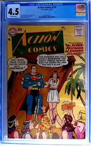ACTION COMICS #235 CGC 4.5 OW 1957 Mooney, SWAN & Boring SUPERMAN - Picture 1 of 24