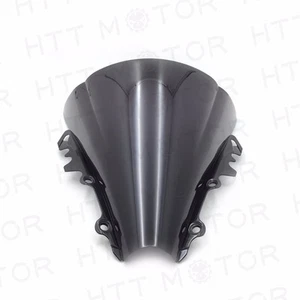 New Double Bubble Smoke Windscreen Windshield Fit Yamaha 2006 2007 YZF R6 YF - Foto 1 di 6