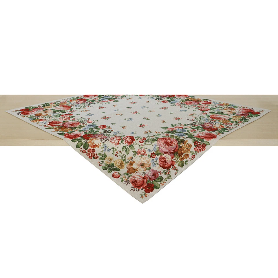 Centrotavola quadrato Floral di Galtex 100x100 cm U441 - Immagine 1 di 1