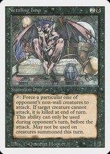 Nettling Imp Revised PLD Black Uncommon MAGIC THE GATHERING MTG CARD ABUGames
