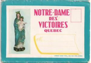 Folder Postcard, Quebec City: 12 Views, Notre-Dame Des Victoires: 10 Views - Bild 1 von 24