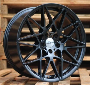 4X 18" 666M Style Felgen SCHWARZ 5X120 passend für BMW F06 F10 F30 F32 E90 Felgen - Bild 1 von 7