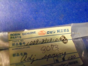 NEW SUBARU ROBIN ADJUSTING SPRING 1009-8513-01-2 OEM 8073 R3AD - Picture 1 of 1