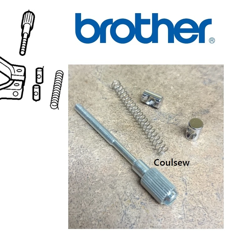 BROTHER GENUINO BORDADO ARO MARCO TORNILLO DE TENSIÓN Y TUERCA Juego SOLO GAMA PR Foto 1 de 1