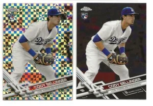 2017 TOPPS CHROME & CHROME XFRACTOR #79 CODY BELLINGER (RC) LOS ANGELES DODGERS - Bild 1 von 4