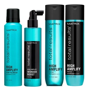 Set Per Capelli Sottili MATRIX High Amplify Shampoo + Balsamo + Spray + Mousse - Foto 1 di 1