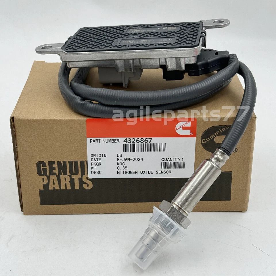 NEW Cummins NOX Sensor Nitrogen Oxide For Superceded P/n 4326867RX 4326867 US - Image 1 of 4