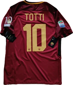 Maglia roma TOTTI NIKE last game 2017 Authentic player M serie A limited edition - Foto 1 di 11